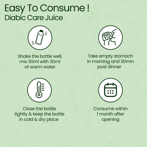 Krishna's Diabic Care Juice - 1000 ml | Blend of 11 herbs Methi, Amla, Karela, Jamun, Kutki, Guduchi & 5 other herbs to manage sugar levels | Health Drink | Made in India